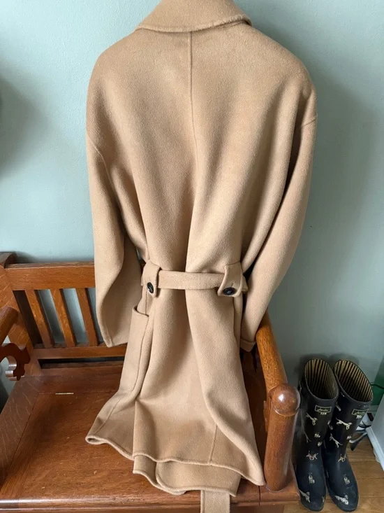 NWT Marea Bryn Wool Camel Coat XL - Picture 4 of 5